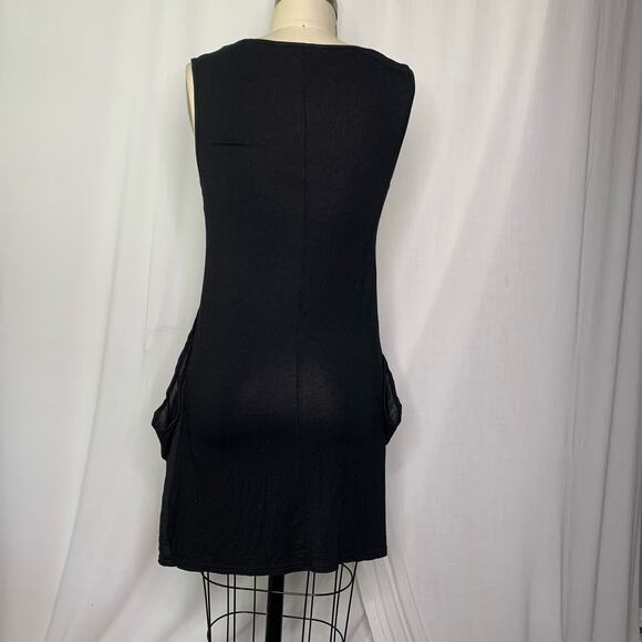 Patrizia Luca Sheer Pocket Tank Dress - Picture 3 of 5